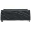 vidaXL Housse pour meubles Uni Noir 200 x 200 x 90 cm 600D