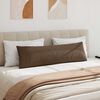 vidaXL Coussins de canap&eacute; 2 pcs Marron 145 x 40 cm tissu