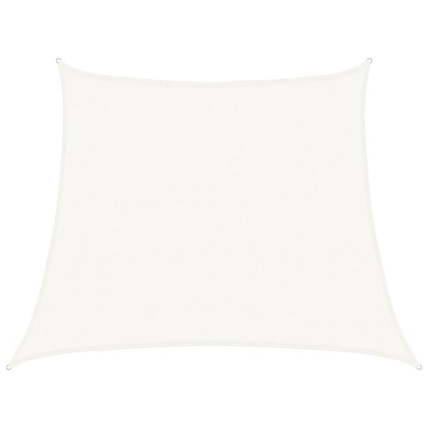 vidaXL Voile d'ombrage 160 g/m² Blanc 3/4x3 m PEHD