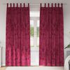 vidaXL Rideaux en velours 2 pcs Rouge bordeaux 260 x 140 cm Velours