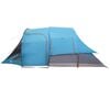 vidaXL Tente de camping tunnel 4 personnes bleu imperméable