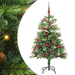vidaXL Sapin de No&euml;l artificiel Vert 150 cm PVC et m&eacute;tal