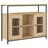 vidaXL Buffet ch&ecirc;ne sonoma 100x35x80 cm bois d'ing&eacute;nierie