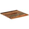 vidaXL Dessus de table carr&eacute; 60x60 cm 25-27 mm Bois de r&eacute;cup&eacute;ration