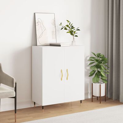 vidaXL Buffet blanc 69,5x34x90 cm bois d'ingénierie