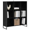 vidaXL Biblioth&egrave;que Ch&ecirc;ne noir 99,5 x 30 x 108,5 cm Bois d'ing&eacute;nierie