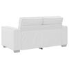 vidaXL Canap&eacute; 120cm Blanc tissu