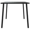 vidaXL Table de jardin anthracite 110x80x71 cm acier