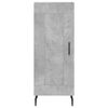 vidaXL Buffet Gris b&eacute;ton 34,5x34x90 cm Bois d'ing&eacute;nierie