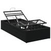 vidaXL Cadre de Lit &Eacute;lectrique R&eacute;glable Noir 200 x 80 x 33,5 cm Acier