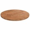vidaXL Dessus de table rond Marron clair &Oslash;30x1,5 cm Bois ch&ecirc;ne trait&eacute;