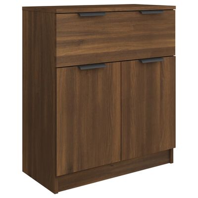 vidaXL Buffet chêne marron 60x30x70 cm Bois d'ingénierie