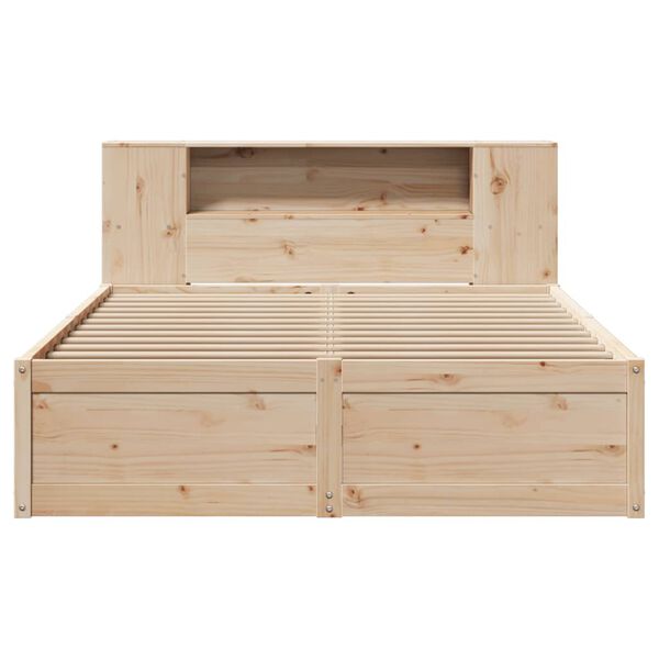vidaXL Cadre de lit sans matelas 150x200 cm bois de pin massif