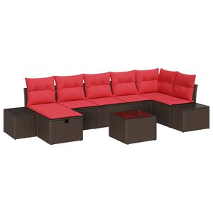 vidaXL Ensemble de Canap&eacute;s 5 pc polyrotin