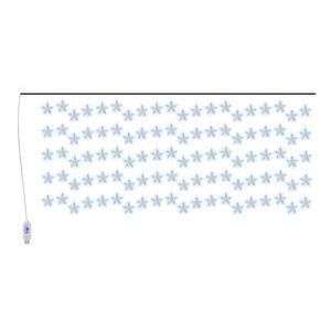 vidaXL Guirlande lumineuse &agrave; &eacute;toiles LED 500 LED Blanc 8 fonctions
