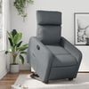 vidaXL Fauteuil inclinable Gris Similicuir