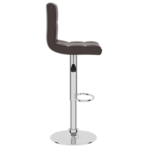 vidaXL Tabouret de bar Marron Similicuir
