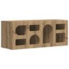 vidaXL Meuble TV ELST 100 x 35 x 40 cm Ch&ecirc;ne artisanal