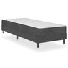 vidaXL Sommier &agrave; lattes de lit Gris fonc&eacute; Tissu 100x200 cm