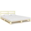 vidaXL Cadre de lit de palette sans matelas 140x200 cm bois massif pin