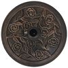 vidaXL Socle de parasol R&eacute;sine Rond Bronze 9 kg