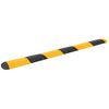 vidaXL Ralentisseur Jaune et noir 323x32,5x4 cm Caoutchouc