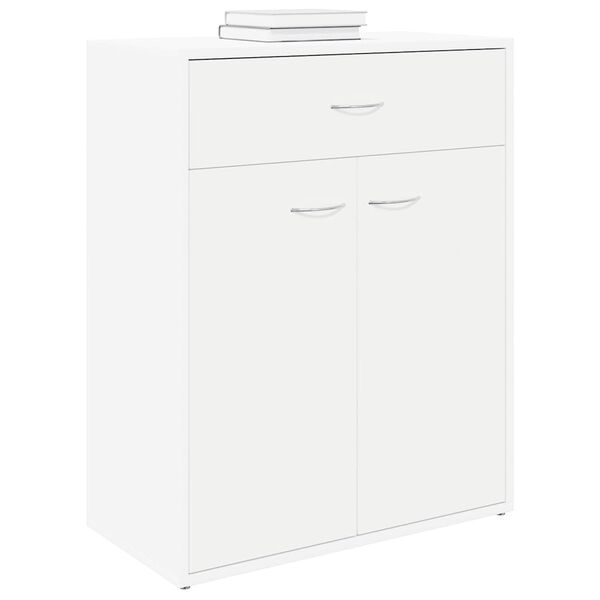 vidaXL Buffet blanc 60x30x75 cm bois d'ing&eacute;nierie