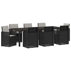 vidaXL Ensemble de salle &agrave; manger pour jardin 9 pc PP