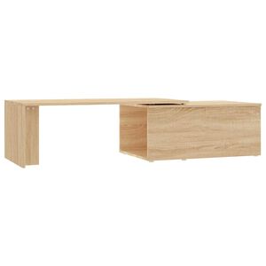 vidaXL Table basse Ch&ecirc;ne sonoma 150x50x35 cm Bois d&rsquo;ing&eacute;nierie