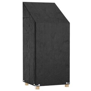 vidaXL Housse de chaise de jardin 8 &oelig;illets 65x65x110/150 cm PE