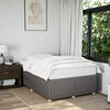 vidaXL Cadre de lit sans matelas taupe 120x190 cm tissu