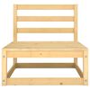 vidaXL Salon de jardin 11 pcs avec coussins Bois de pin massif