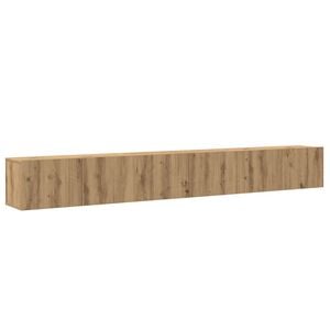 vidaXL Ensemble de meuble TV mural 3 pcs ch&ecirc;ne artisanal