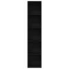 vidaXL Biblioth&egrave;que Ch&ecirc;ne noir 40x30x189 cm Bois d'ing&eacute;nierie