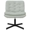 vidaXL Fauteuil relaxant pivotant Gris clair 63 x 75 x 76 cm Velours