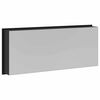 vidaXL Niche de Douche Noir 75 x 30 x 9,5 cm Acier inoxydable