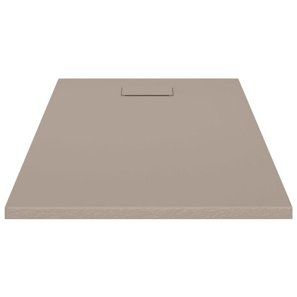 vidaXL Receveur de douche SMC Marron 120x70 cm