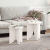 vidaXL Table basse 2 pcs Blanc