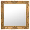 vidaXL Miroir mural style baroque 60x60 cm Dor&eacute;