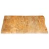 vidaXL Dessus de table à bord vivant 100x80x2,5cm bois massif manguier