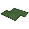 vidaXL Carreaux de protection antichoc 18pcs Caoutchouc 50x50x3cm Vert