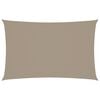 vidaXL Voile de parasol tissu oxford rectangulaire 2x4,5 m taupe