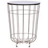vidaXL Table basse Dor&eacute; &Oslash; 40 cm
