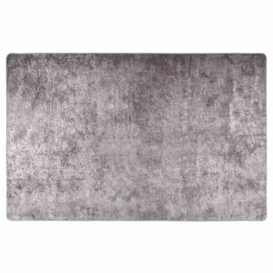 vidaXL Tapis lavable 80x150 cm Gris