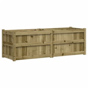vidaXL Jardini&egrave;re 150x50x50 cm bois de pin impr&eacute;gn&eacute;