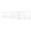 vidaXL Chenil d'ext&eacute;rieur pour chiens argent&eacute; 4x16x2 m acier galvanis&eacute;