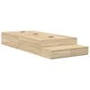 vidaXL Cadre de lit avec rangement avec tiroir Ch&ecirc;ne Sonoma 100 cm