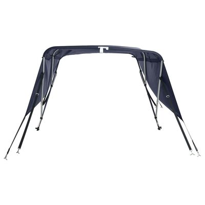 vidaXL Toit bimini à 3 arceaux parois latérales 183x(154-167)x137 cm