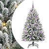 vidaXL Sapin de No&euml;l artificiel 150 cm 150 LED Blanc chaud