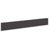 vidaXL Bordure de Pelouse 20 pc 100 x 15 cm Acier Noir